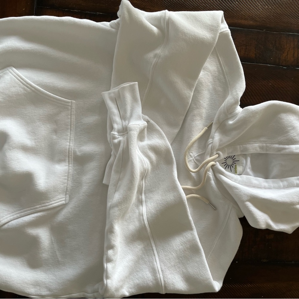 Offline by Aerie cloud hoodie - white- size XS